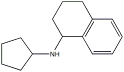 N-cyclopentyl-1,2,3,4-tetrahydronaphthalen-1-amine Struktur