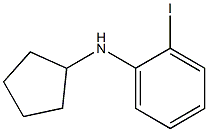 N-cyclopentyl-2-iodoaniline Struktur