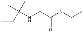 N-ethyl-2-[(2-methylbutan-2-yl)amino]acetamide Struktur