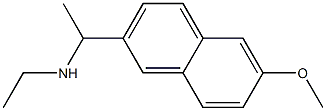 N-ethyl-N-[1-(6-methoxy-2-naphthyl)ethyl]amine Struktur