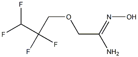 N'-hydroxy-2-(2,2,3,3-tetrafluoropropoxy)ethanimidamide Struktur