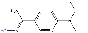 N'-hydroxy-6-[isopropyl(methyl)amino]pyridine-3-carboximidamide Struktur