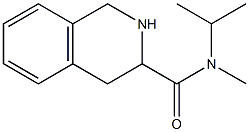 N-isopropyl-N-methyl-1,2,3,4-tetrahydroisoquinoline-3-carboxamide Struktur