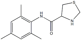 N-mesityl-1,3-thiazolidine-4-carboxamide Struktur