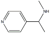 N-methyl-N-(1-pyridin-4-ylethyl)amine Struktur