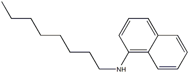 N-octylnaphthalen-1-amine Struktur