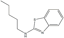 N-pentyl-1,3-benzothiazol-2-amine Struktur