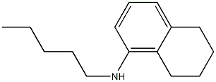 N-pentyl-5,6,7,8-tetrahydronaphthalen-1-amine Struktur