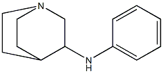 N-phenyl-1-azabicyclo[2.2.2]octan-3-amine Struktur