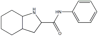 N-phenyloctahydro-1H-indole-2-carboxamide Struktur