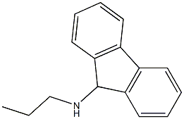 N-propyl-9H-fluoren-9-amine Struktur