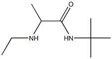 N-tert-butyl-2-(ethylamino)propanamide Struktur