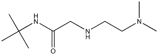 N-tert-butyl-2-{[2-(dimethylamino)ethyl]amino}acetamide Struktur