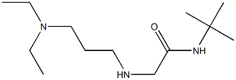 N-tert-butyl-2-{[3-(diethylamino)propyl]amino}acetamide Struktur