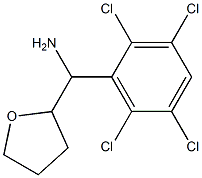 oxolan-2-yl(2,3,5,6-tetrachlorophenyl)methanamine Struktur