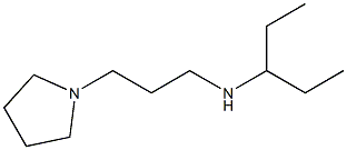 pentan-3-yl[3-(pyrrolidin-1-yl)propyl]amine Structure