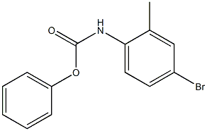 phenyl N-(4-bromo-2-methylphenyl)carbamate Struktur