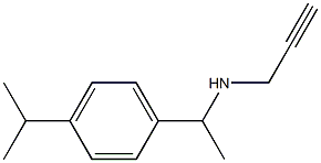 prop-2-yn-1-yl({1-[4-(propan-2-yl)phenyl]ethyl})amine Struktur