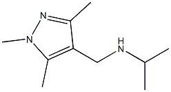 propan-2-yl[(1,3,5-trimethyl-1H-pyrazol-4-yl)methyl]amine Struktur