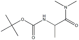 tert-butyl 2-(dimethylamino)-1-methyl-2-oxoethylcarbamate Struktur