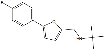 tert-butyl({[5-(4-fluorophenyl)furan-2-yl]methyl})amine Struktur