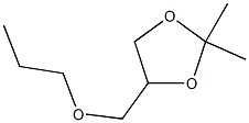 2,2-Dimethyl-4-propoxymethyl-[1,3]dioxolane Struktur