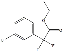 Ethyl (3-Chlorophenyl)-difluoroacetate Struktur