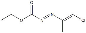 1-Diazenecarboxylic  acid,  2-(2-chloro-1-methylethenyl)-,  ethyl  ester Struktur