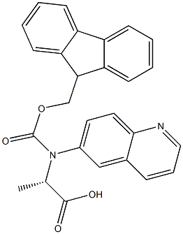 Fmoc-D-6-quinolylalanine Struktur