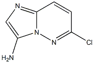 6-Chloro-imidazo[1,2-b]pyridazin-3-ylamine Struktur