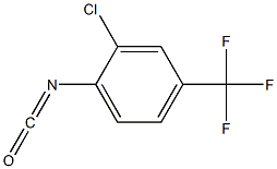 2-chloro-1-isocyanato-4-(trifluoromethyl)benzene Struktur