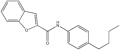 N-(4-butylphenyl)-1-benzofuran-2-carboxamide Struktur