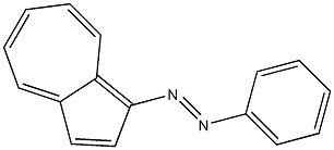 1-(1-azulenyl)-2-phenyldiazene Struktur