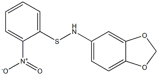 5-{[(2-nitrophenyl)sulfanyl]amino}-1,3-benzodioxole Struktur