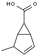 4-methylbicyclo[3.1.0]hex-2-ene-6-carboxylic acid Struktur