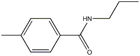 4-methyl-N-propylbenzamide Struktur