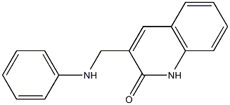 3-(anilinomethyl)-2(1H)-quinolinone Struktur