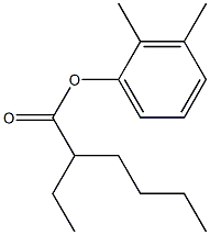 2,3-dimethylphenyl 2-ethylhexanoate Struktur