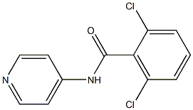 2,6-dichloro-N-(4-pyridinyl)benzamide Struktur