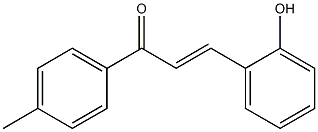 3-(2-hydroxyphenyl)-1-(4-methylphenyl)-2-propen-1-one Struktur