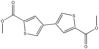 dimethyl 4,4'-bithiophene-2,2'-dicarboxylate Struktur