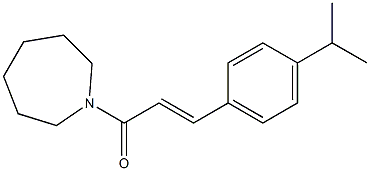 1-[3-(4-isopropylphenyl)acryloyl]azepane Struktur