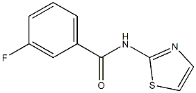 3-fluoro-N-(1,3-thiazol-2-yl)benzamide Struktur