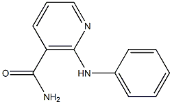 2-anilinonicotinamide Struktur