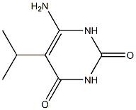 6-amino-5-isopropylpyrimidine-2,4(1H,3H)-dione Struktur