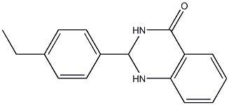 2-(4-ethylphenyl)-2,3-dihydro-4(1H)-quinazolinone Struktur