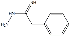 2-phenylethanimidohydrazide Struktur