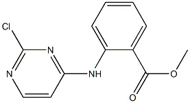 methyl 2-[(2-chloro-4-pyrimidinyl)amino]benzoate Struktur