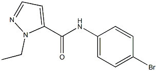 N-(4-bromophenyl)-1-ethyl-1H-pyrazole-5-carboxamide Struktur