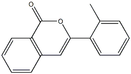 3-(2-methylphenyl)-1H-isochromen-1-one Struktur